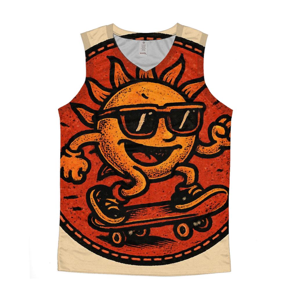 Solar Flare Skate Patch personalized athletic tanks