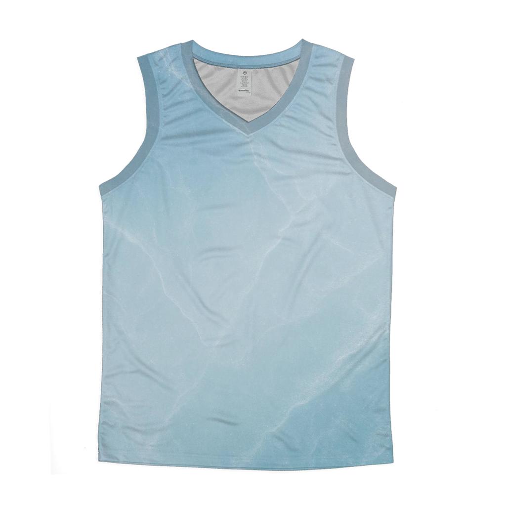 Glacier Veil graphic print tank tops