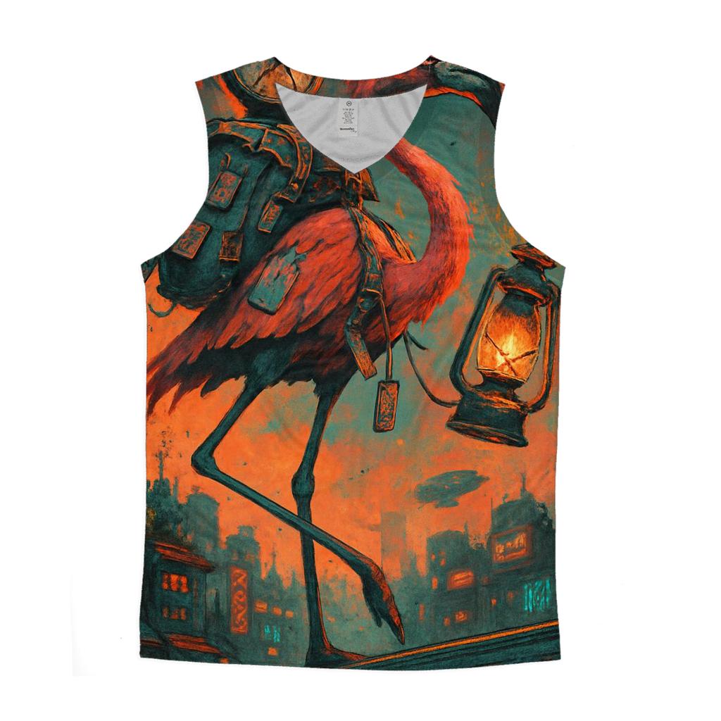 Skyline Nomad Flamingo stylish racerback tanks