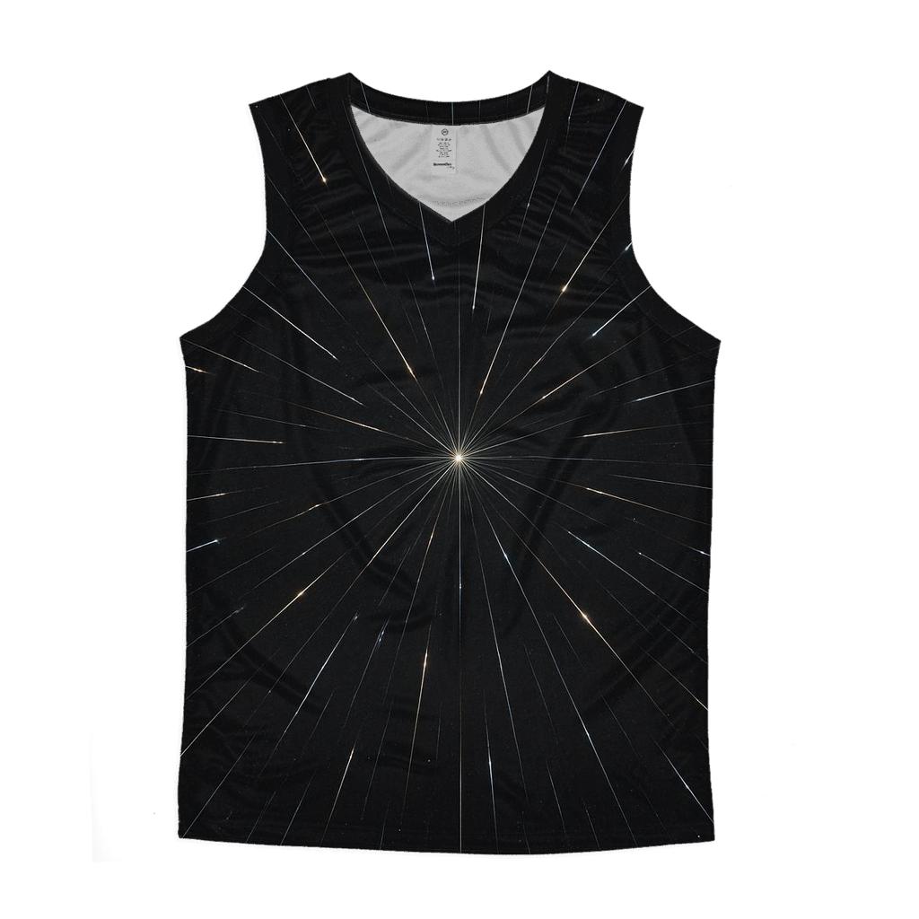 Meteor Trail Radiant Grid stylish racerback tanks