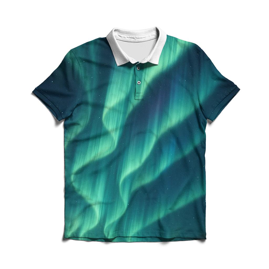 Aurora Curtain Drift premium cotton polo shirts