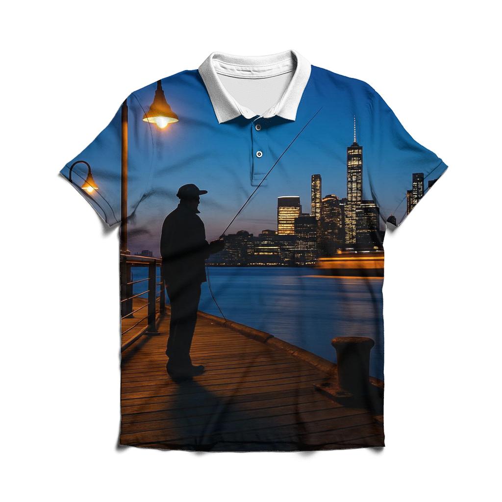 Harbor Lantern Twilight designer slim fit polos