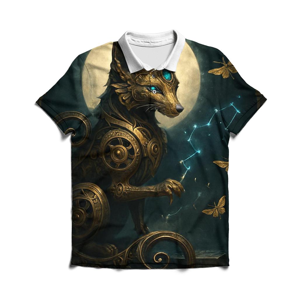 Clockwork Fox Oracle stylish collar polo tees