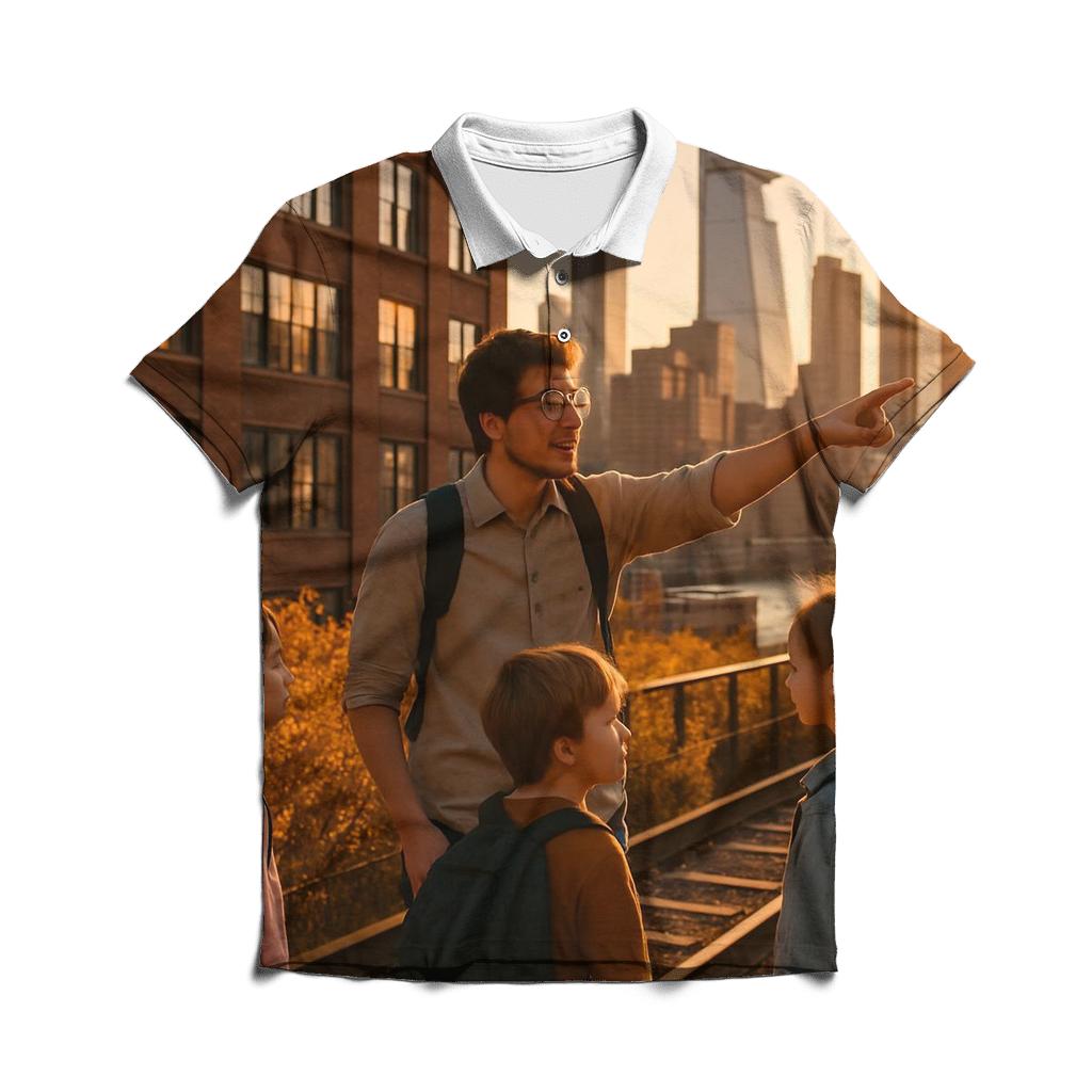 Autumn Highline Overlook classic pique polos