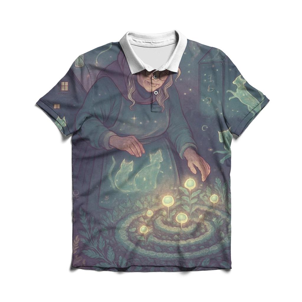 Chromatic Hedgewitch Garden casual sports polo shirts