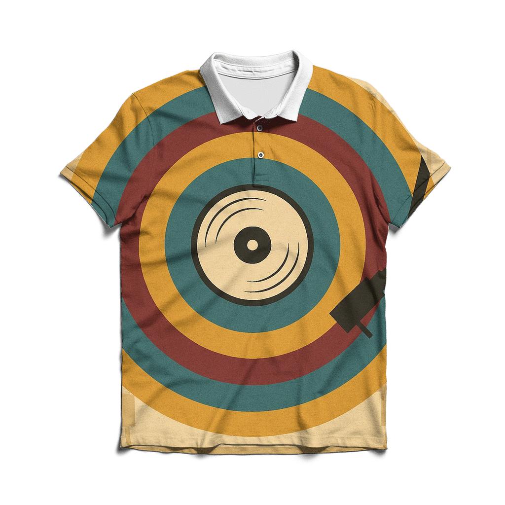 Sunbeam Record Dial embroidered polo tops