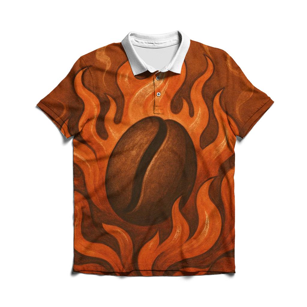 Roast Flame casual sports polo shirts
