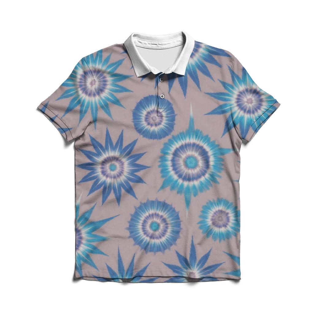 Nebula Starburst Kumo premium cotton polo shirts