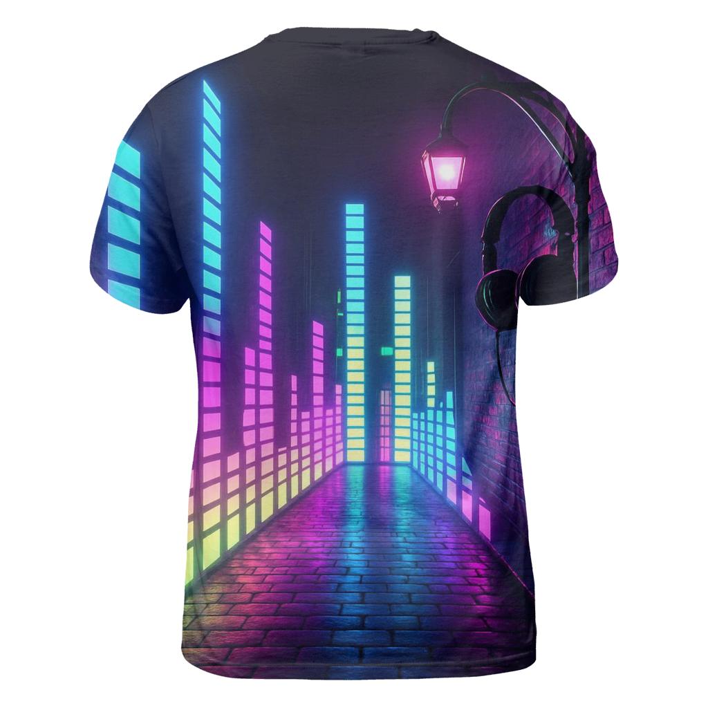Neon Equalizer Alley trendy printed shirt styles