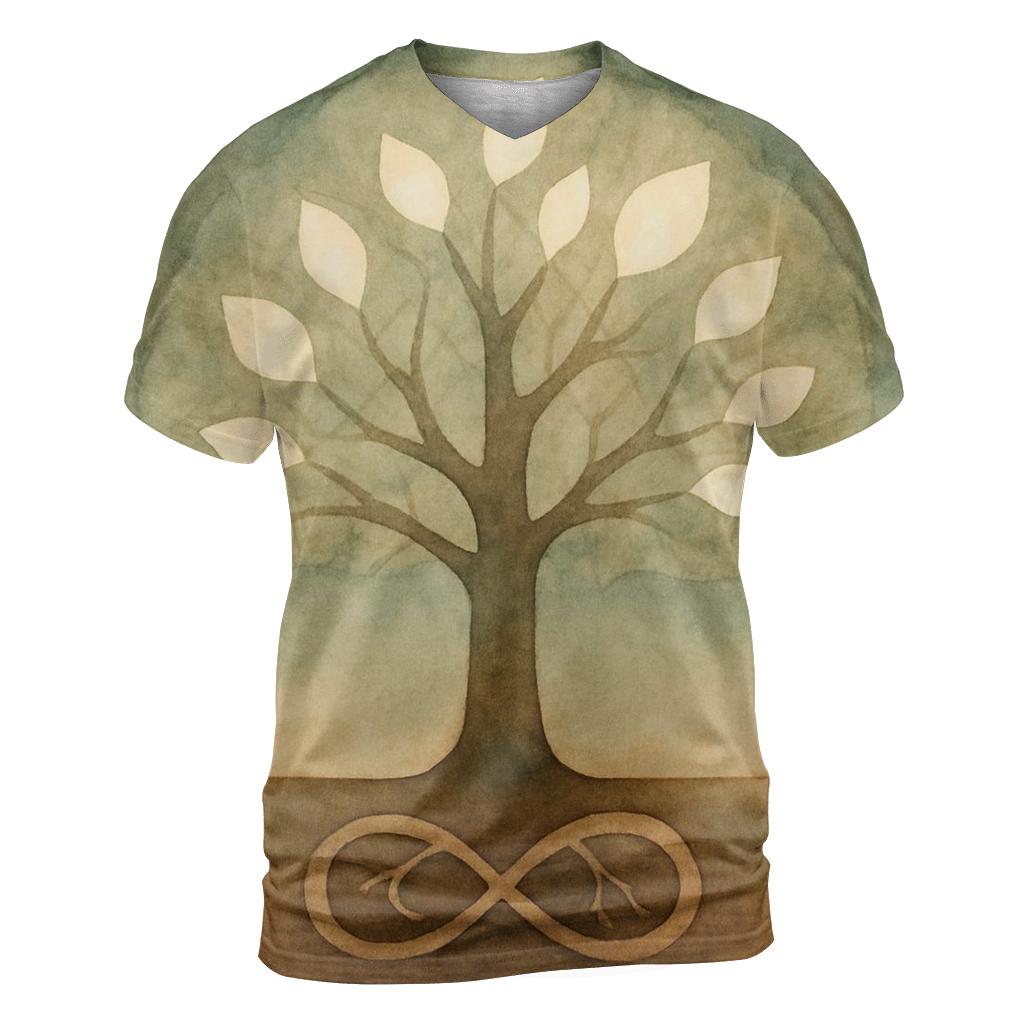 Tree Of Quiet Light trendy printed shirt styles