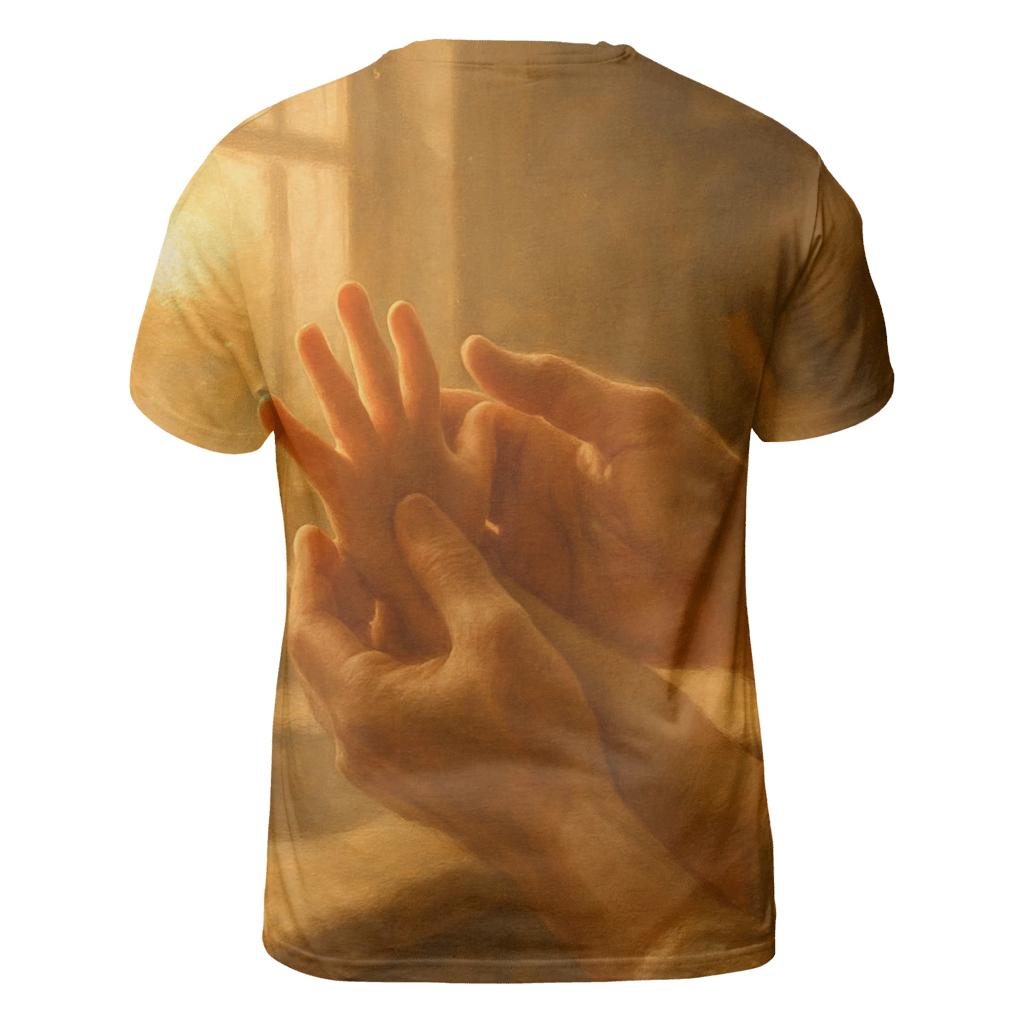 Hands That Build Tomorrow statement graphic shirts
