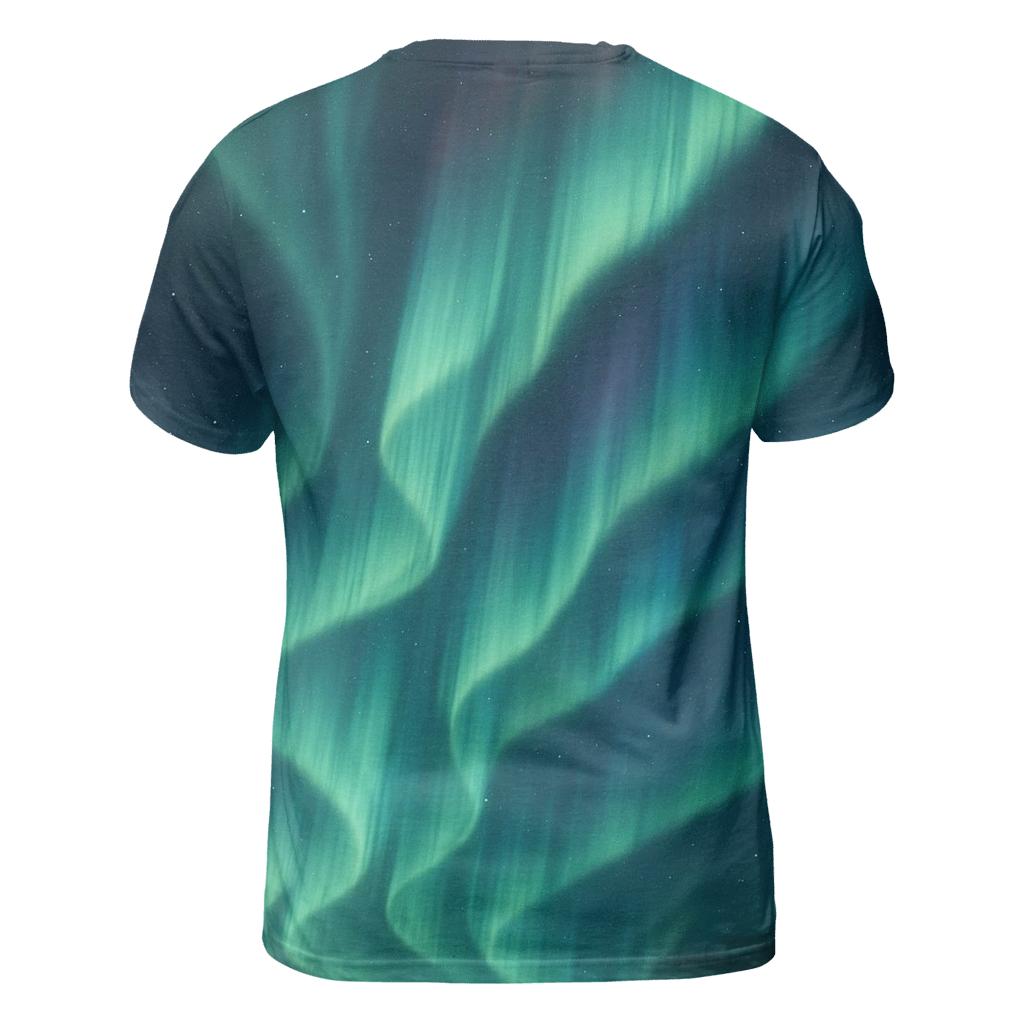 Aurora Curtain Drift creative print fashion shirts