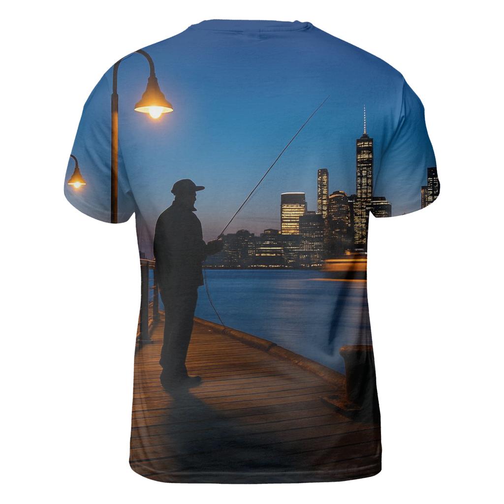Harbor Lantern Twilight personalized full print shirts