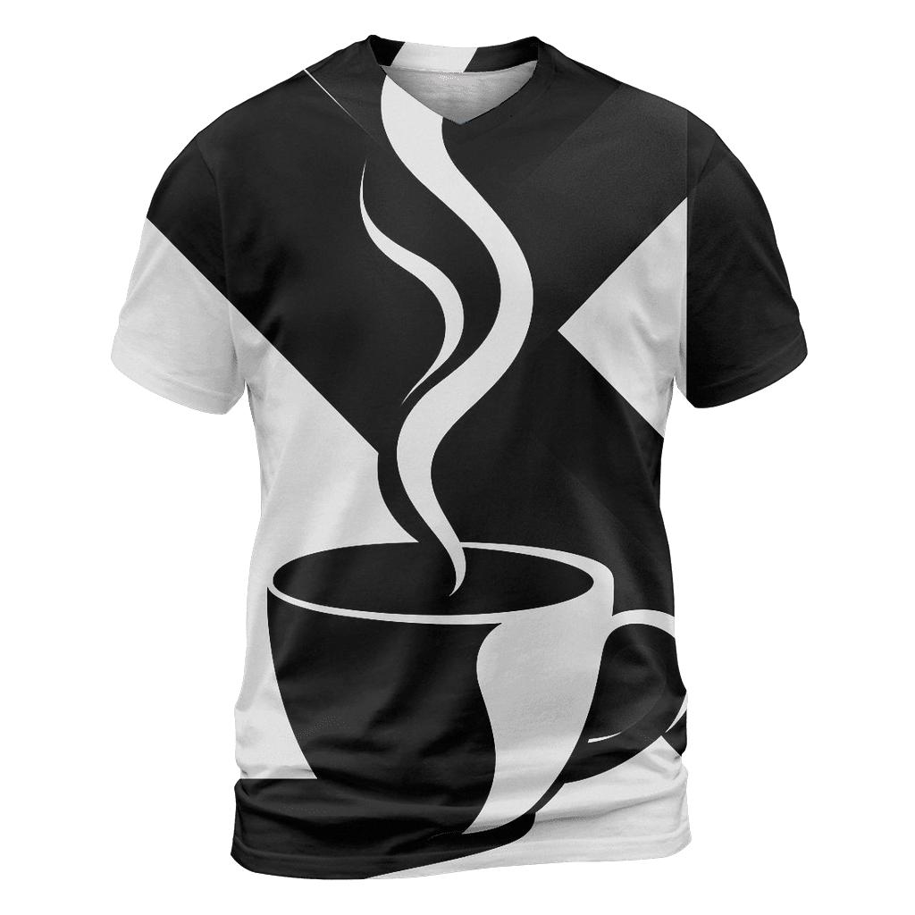 Steam Spiral creative print fashion shirts
