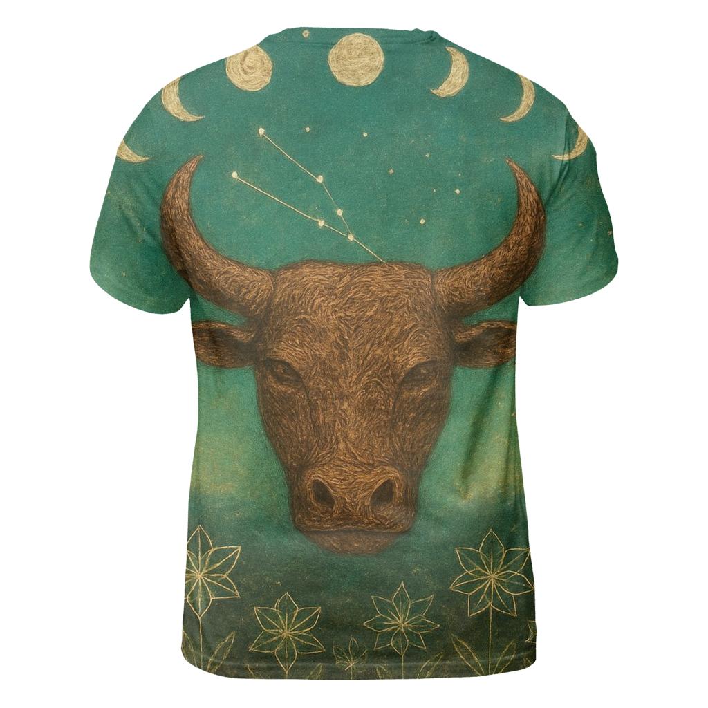 Mystic Taurus Bull Glyph Design personalized full print shirts