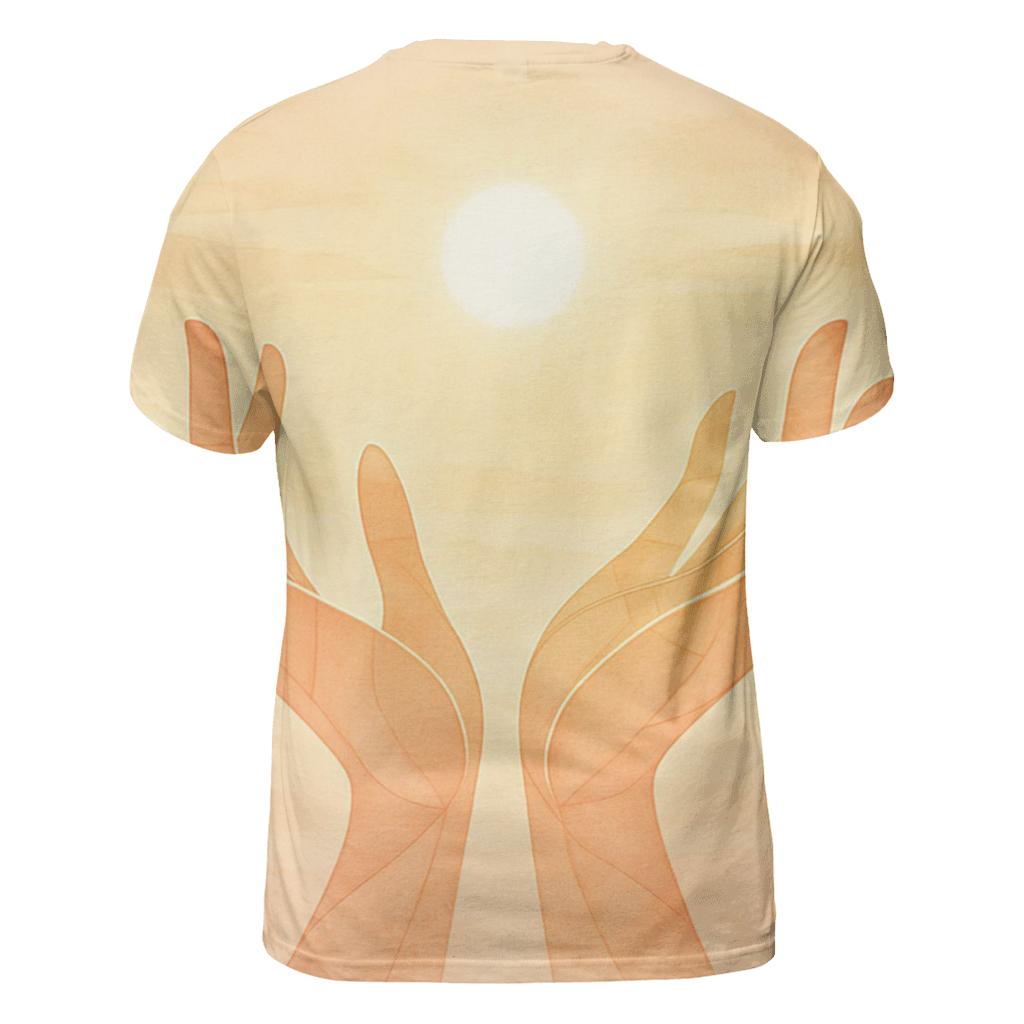 Open Hands Of Dawn statement graphic shirts