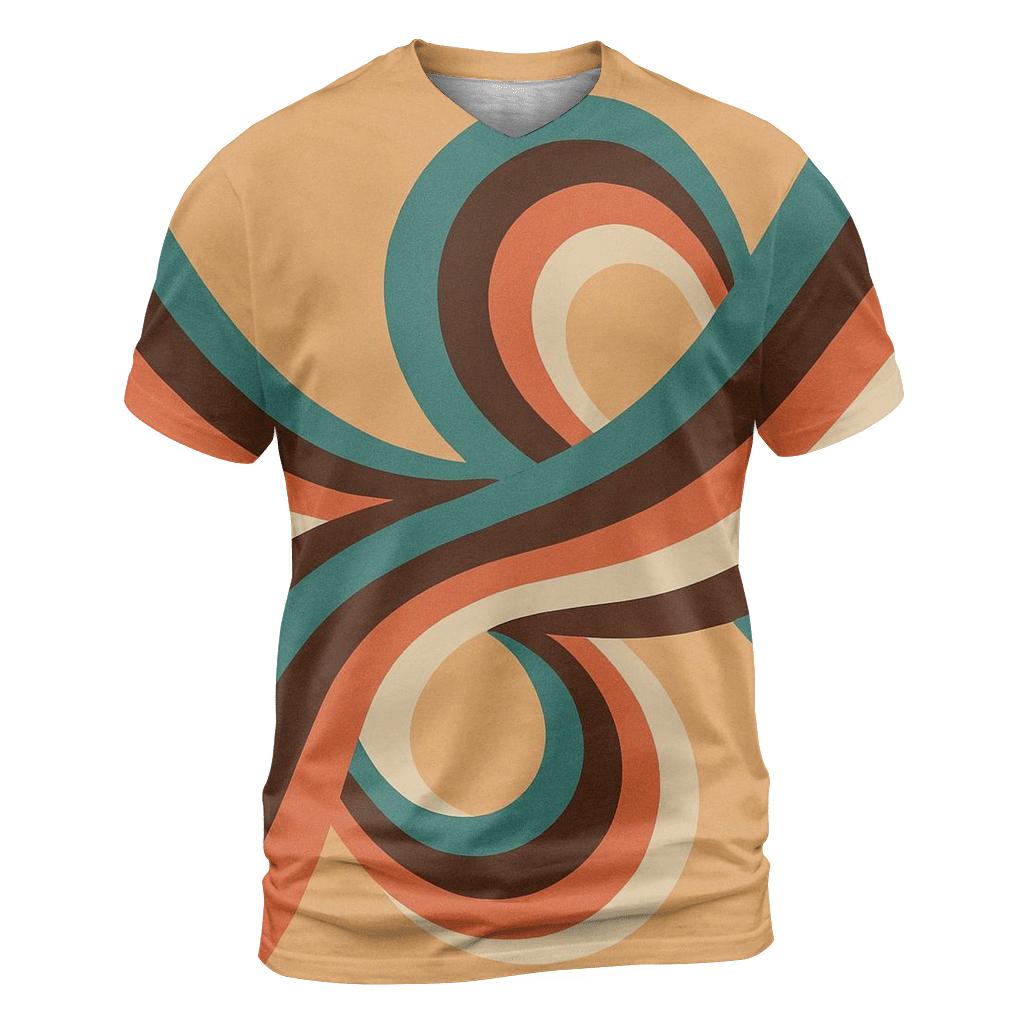 Groovy Wave Loop personalized full print shirts