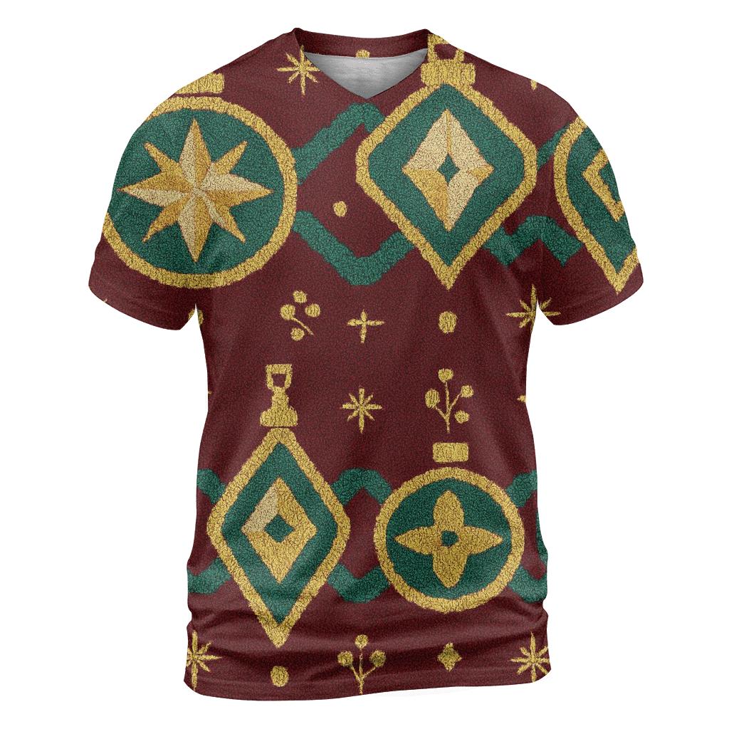 Ornament Ribbon Tapestry Design creative print fashion shirts
