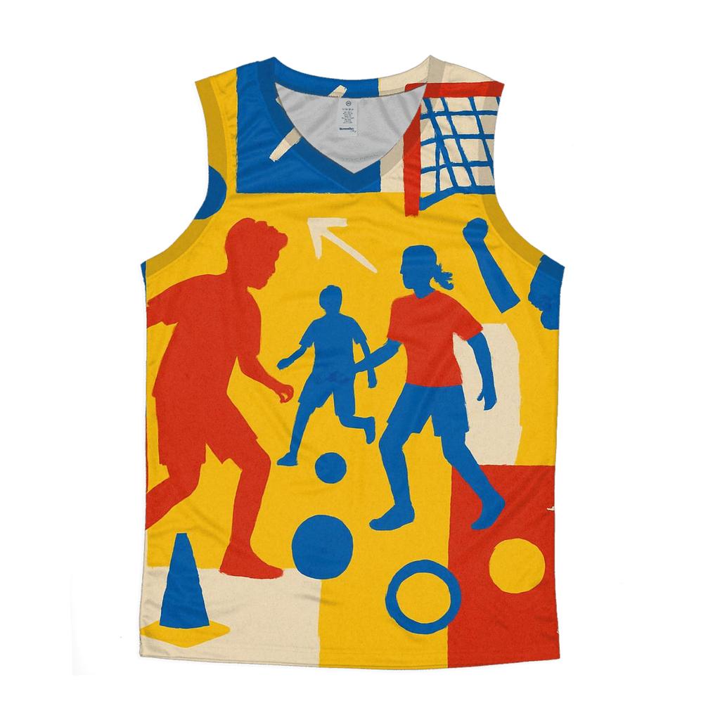 Youth Soccer Clinic Collage custom tank tops