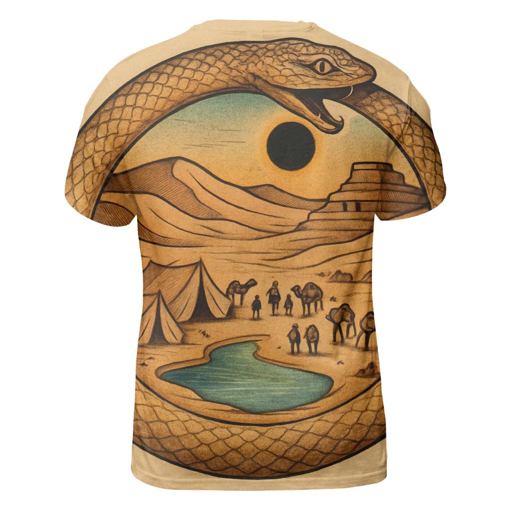 Desert Mirage Ouroboros Caravan trendy printed shirt styles