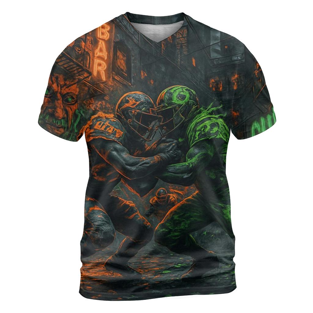 Concrete Jungle Showdown statement graphic shirts