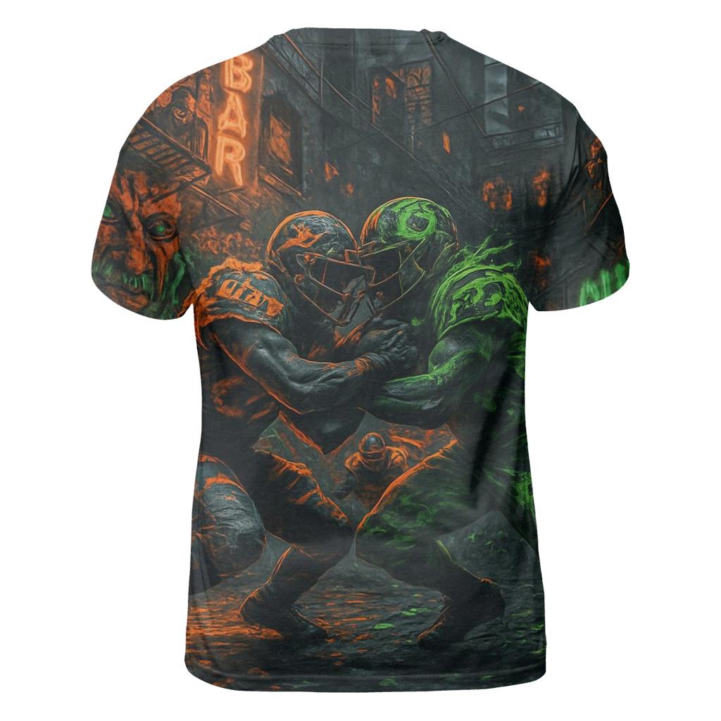 Concrete Jungle Showdown statement graphic shirts