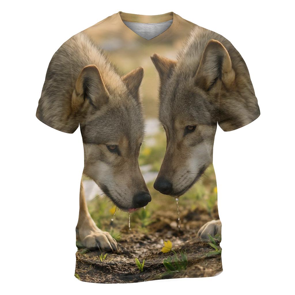 Snowmelt Tracking Pair unique graphic print tees