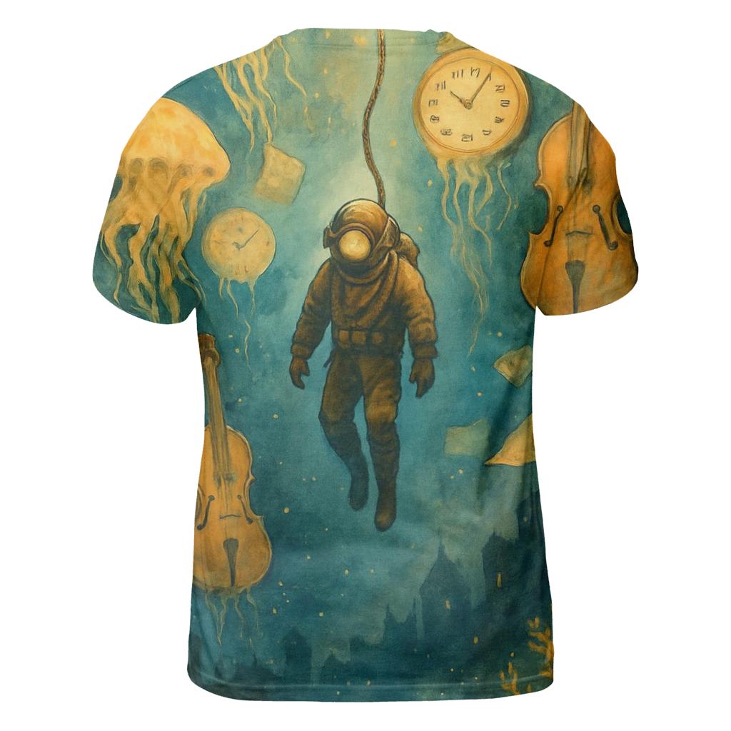 Saffron Dream Diver trendy printed shirt styles