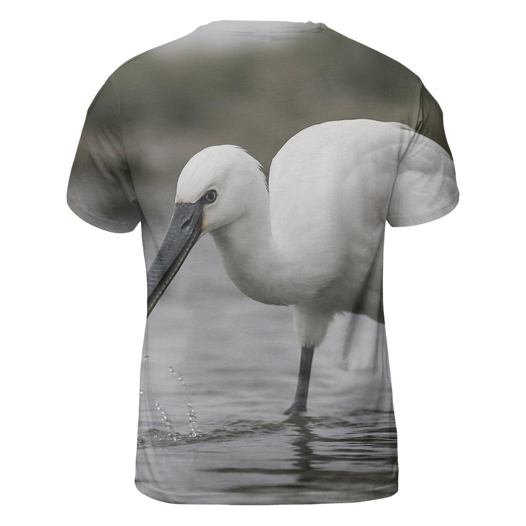Estuary Spoonbill Forage creative print fashion shirts
