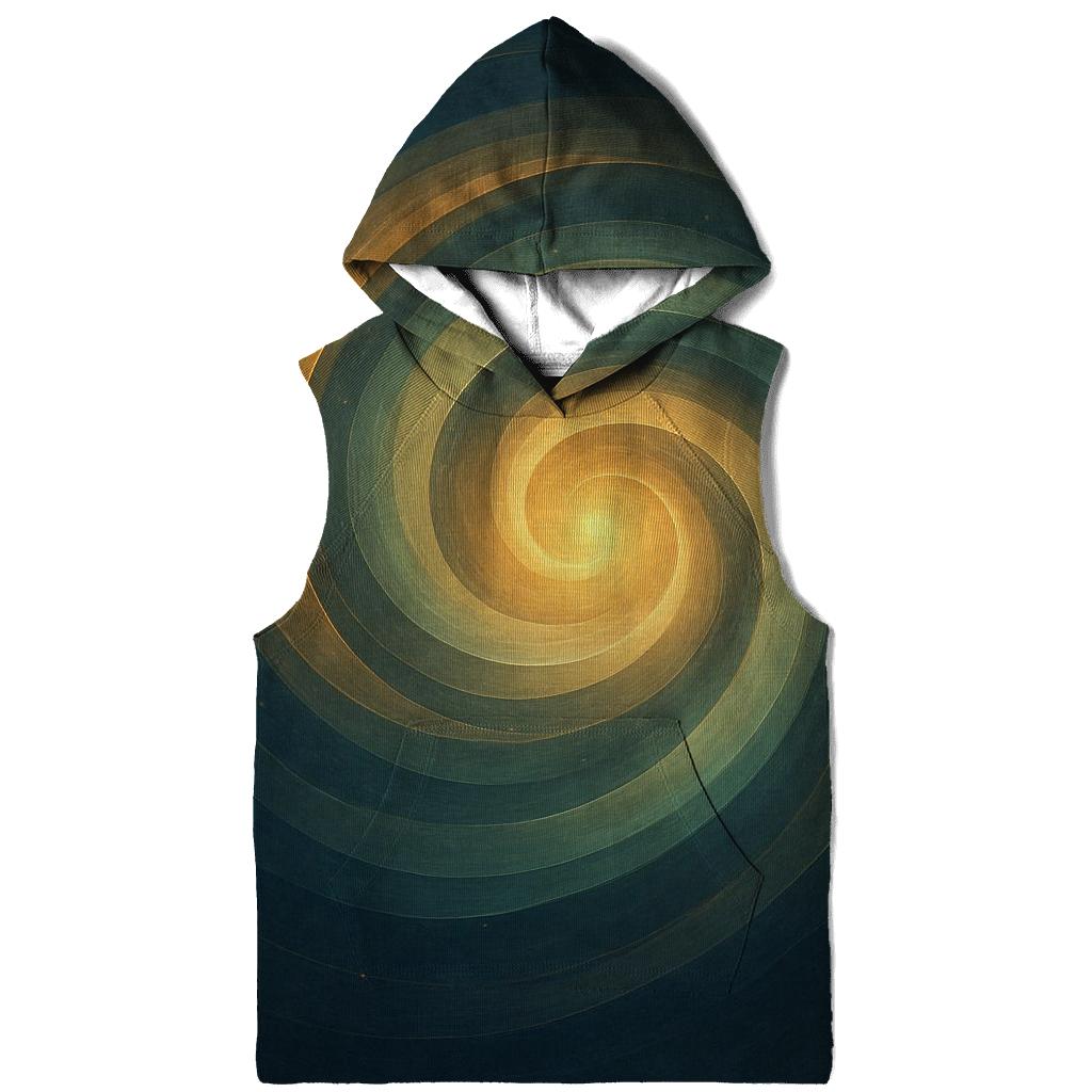 Luminous Spiral lightweight hoodies