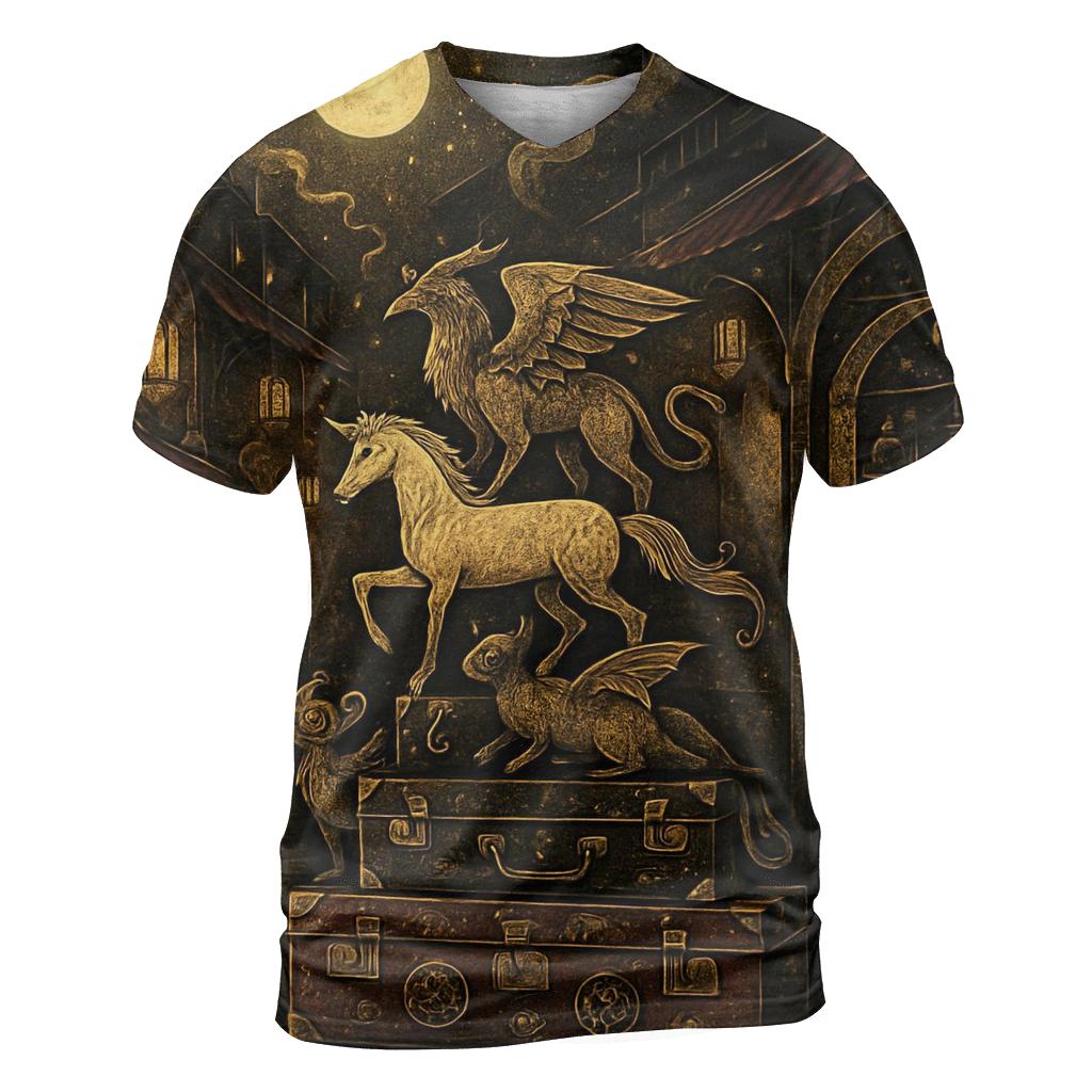 Midnight Caravan Menagerie trendy printed shirt styles