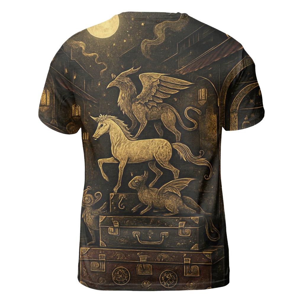 Midnight Caravan Menagerie trendy printed shirt styles