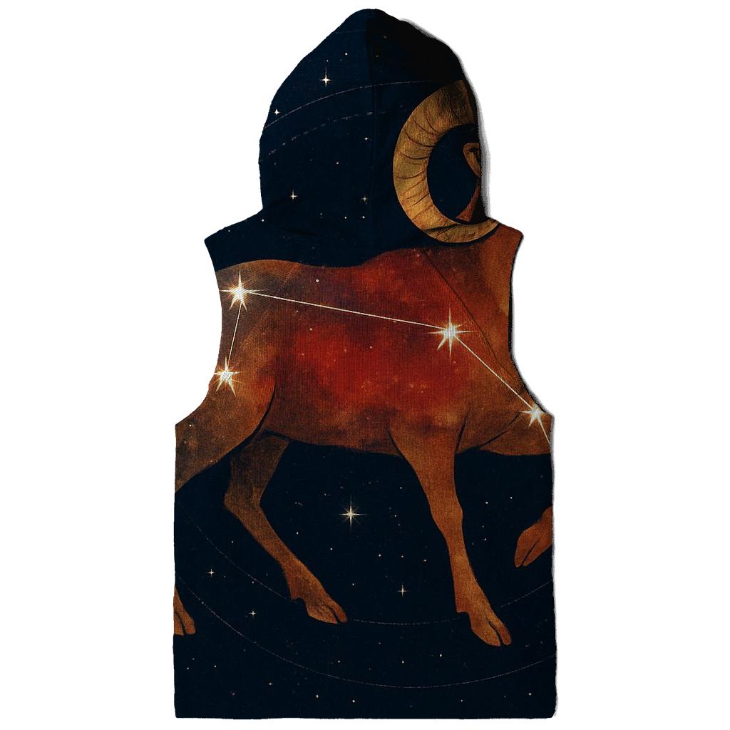 Celestial Aries Constellation Map lightweight hoodies