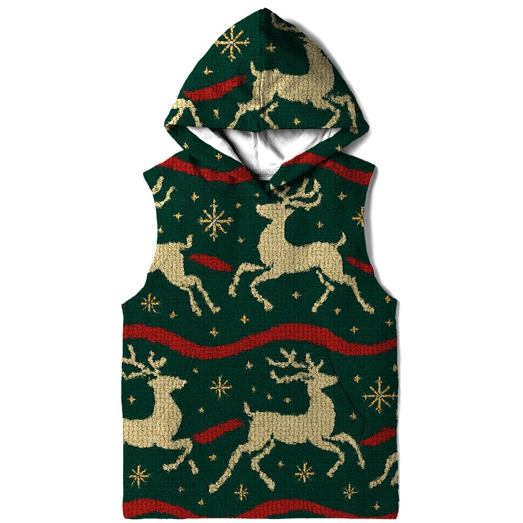 Reindeer Ribbon Carousel Design graphic hoodies