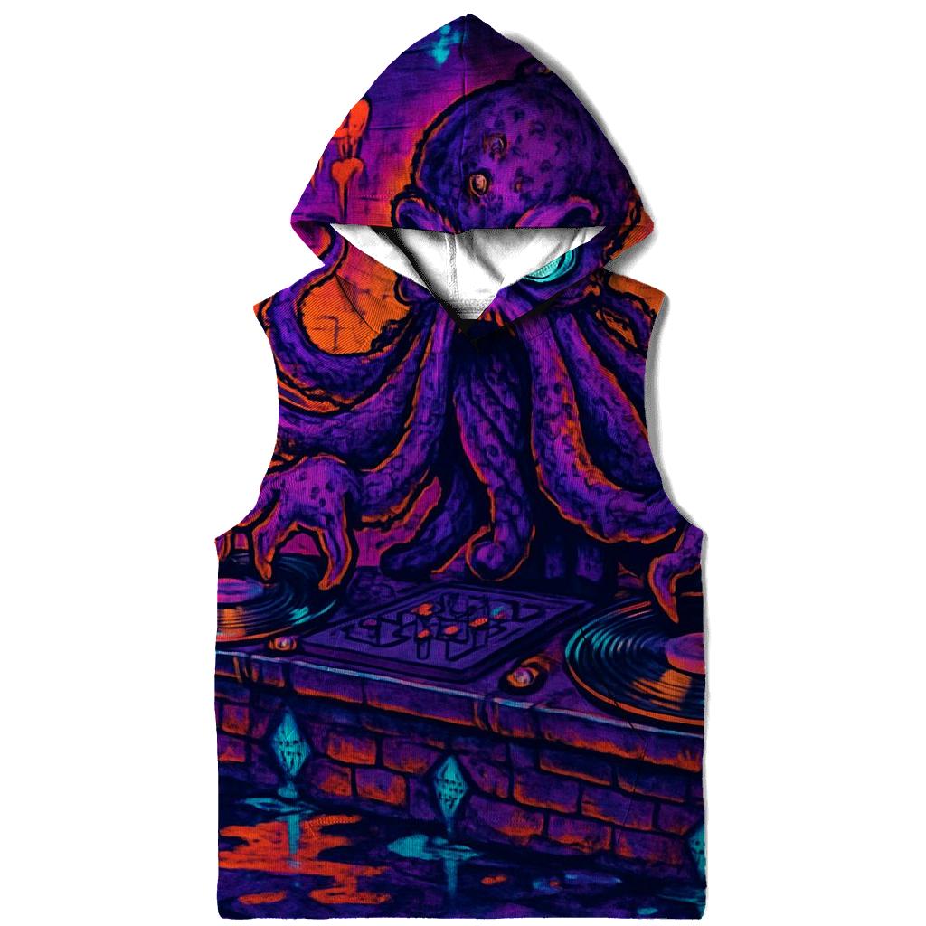 Gutterpunk Kraken Beat pullover hoodies