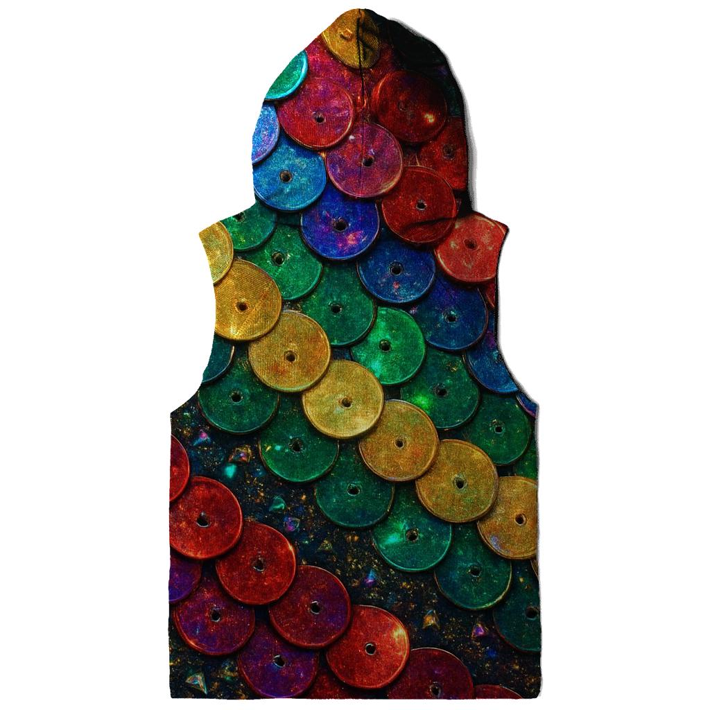 Prismatic Sequin Tide lightweight hoodies