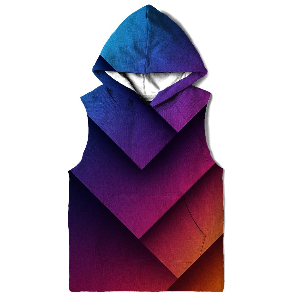 Chromatic Fold zip-up hoodies