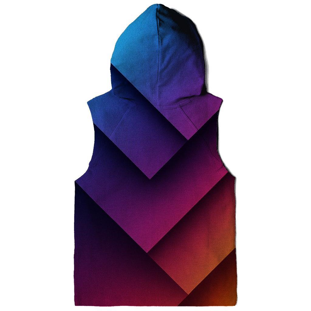 Chromatic Fold zip-up hoodies