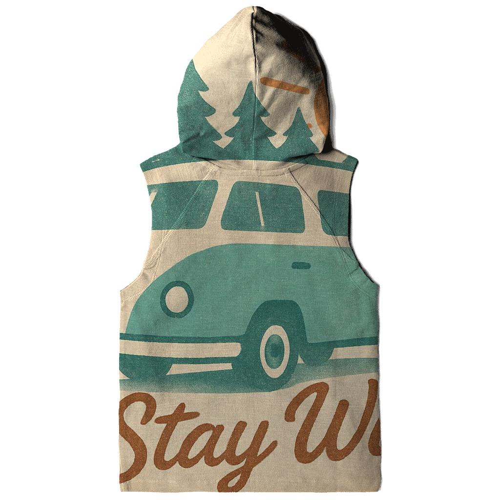 Vintage Camping Camper Van Poster pullover hoodies
