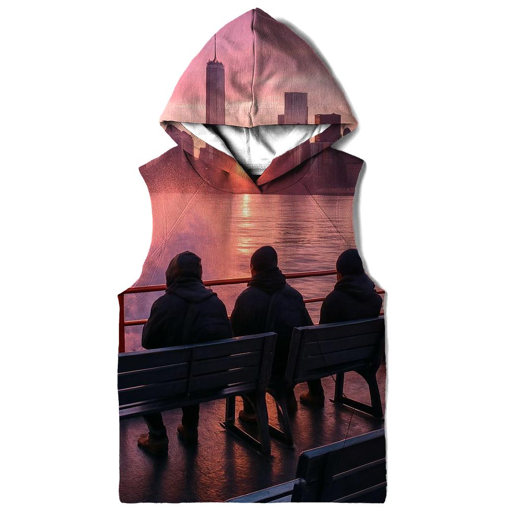 Ferry Wake Reflection pullover hoodies