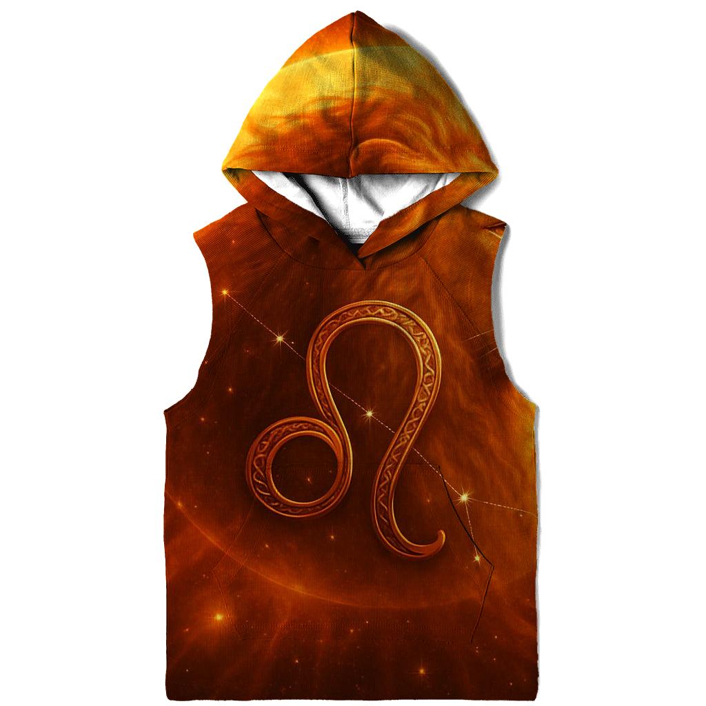 Leo Solar Flare Lion Artwork graphic hoodies