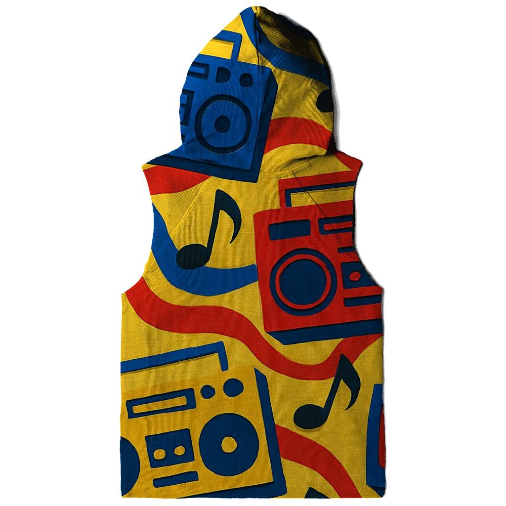 Boombox Pop Collage printed hoodies
