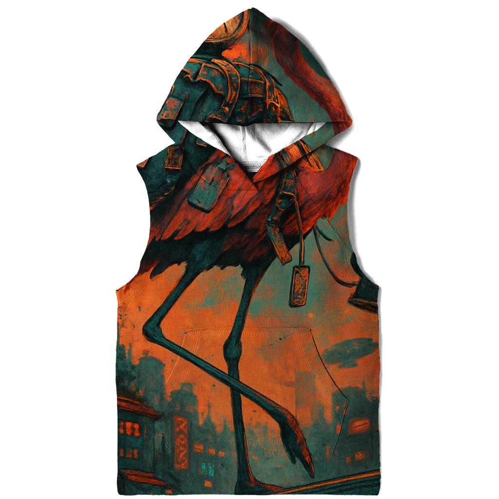 Skyline Nomad Flamingo premium hoodies