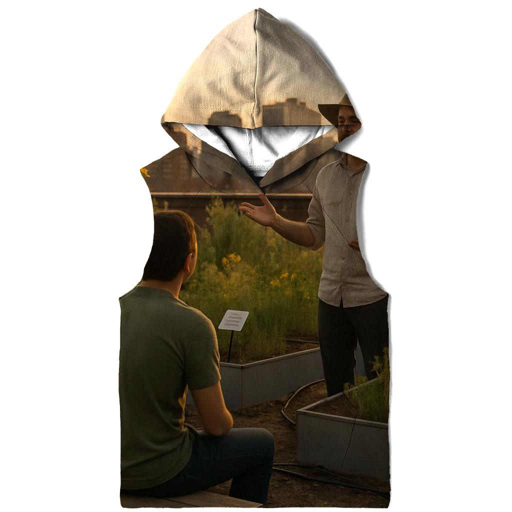 Rooftop Garden Sundown Lecture graphic hoodies