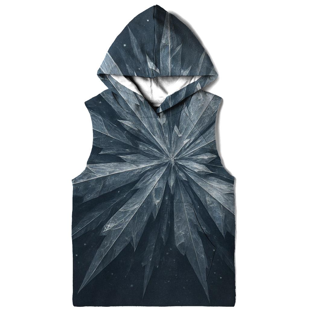 Silver Ice Crystals custom hoodies