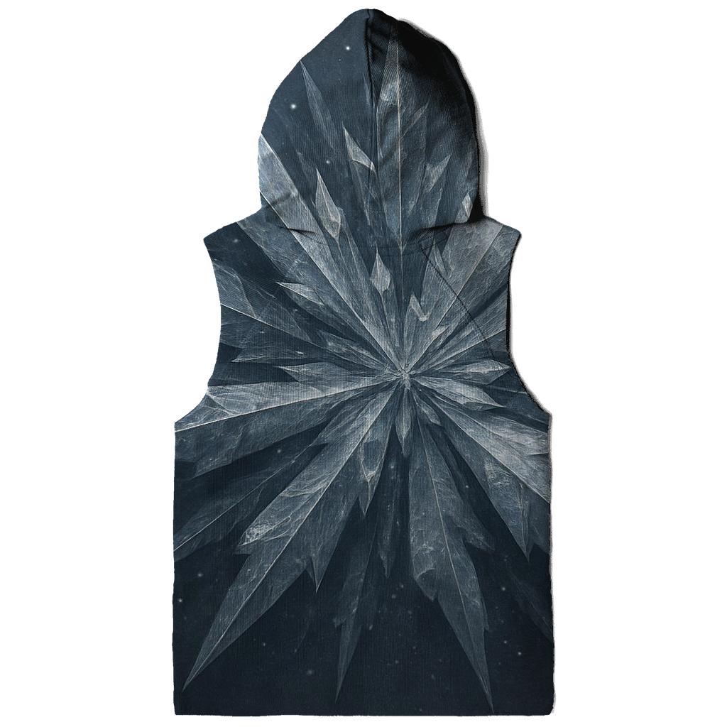 Silver Ice Crystals custom hoodies
