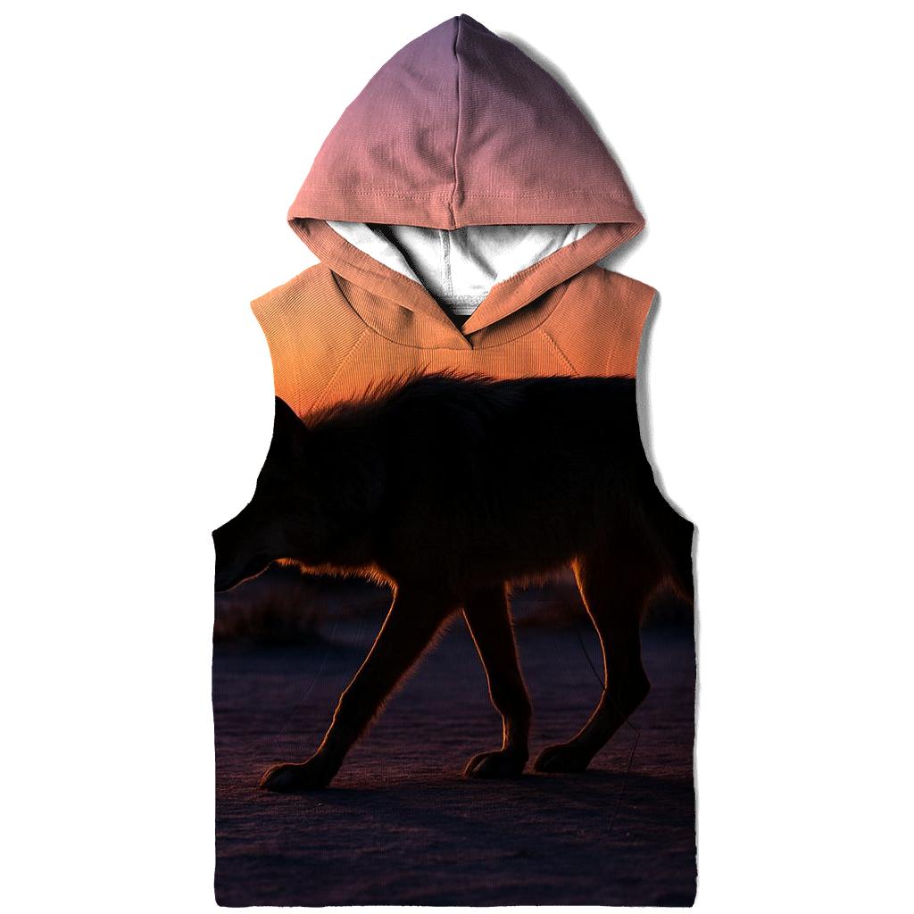 Desert Twilight Wanderer graphic hoodies