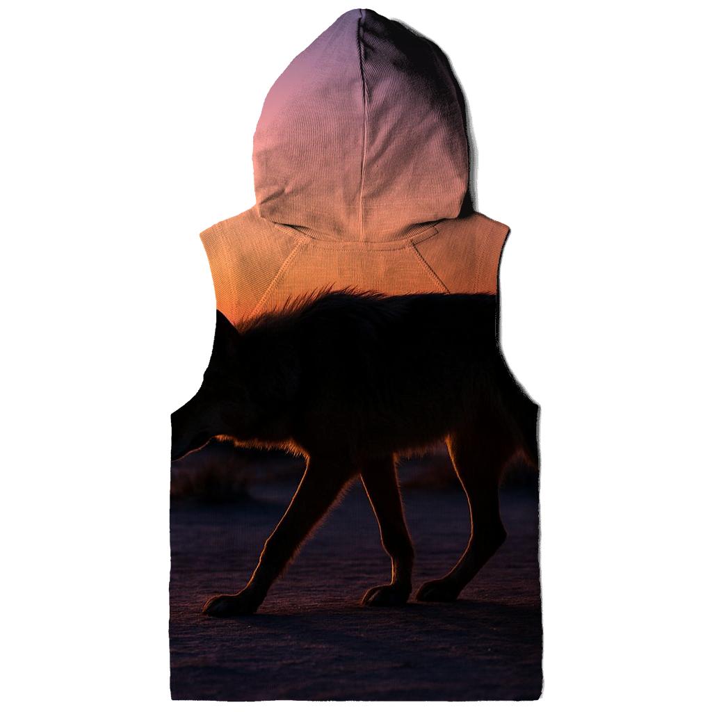 Desert Twilight Wanderer graphic hoodies