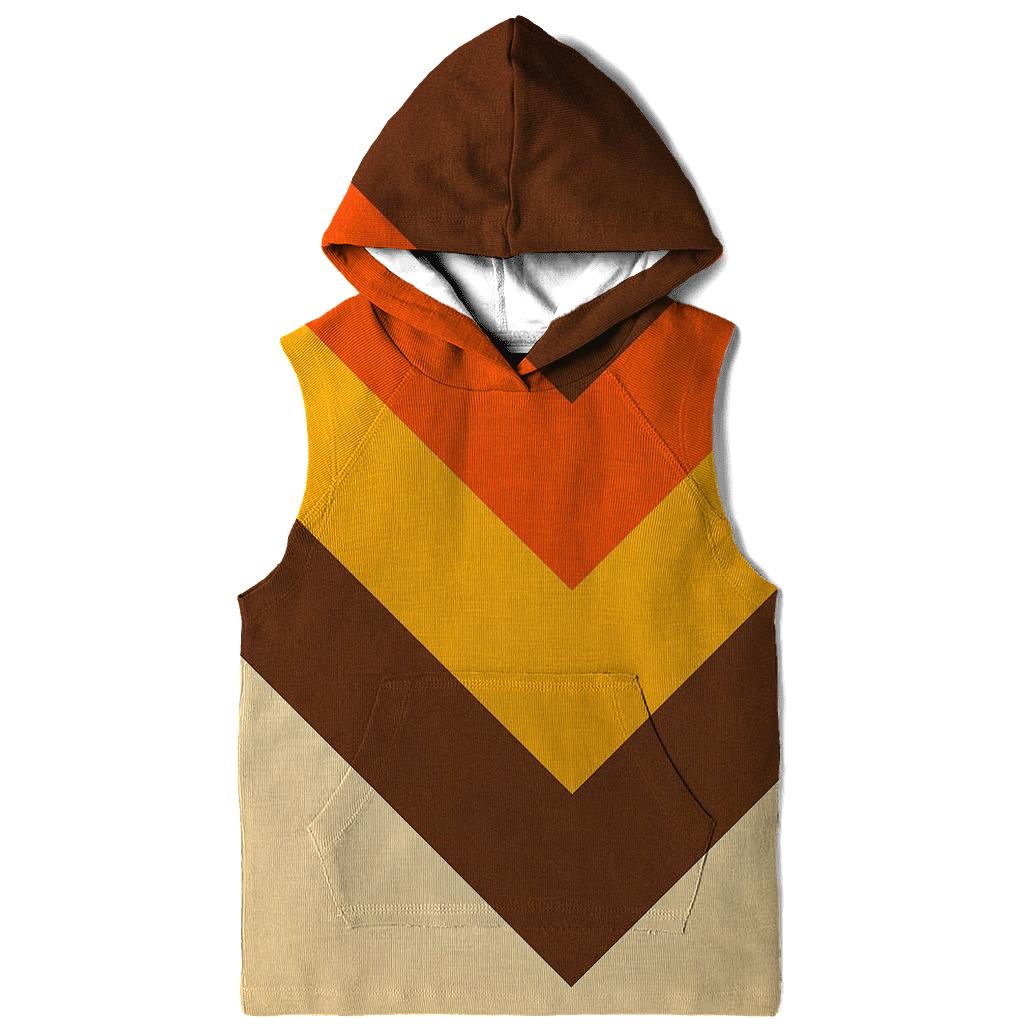 Solar Flare Chevron printed hoodies