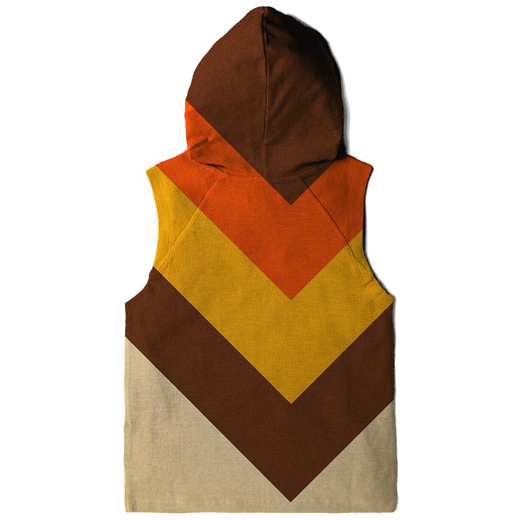 Solar Flare Chevron printed hoodies